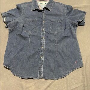 Tommy Hilfiger Blue Button Down women’s Shirt